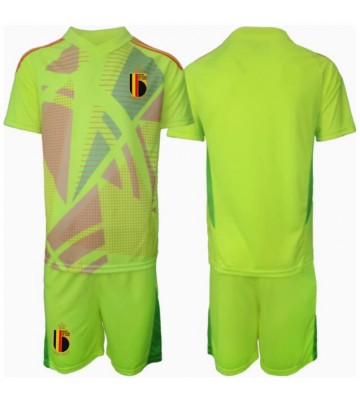 Belgium Goalkeeper Replica Away Stadium Kit for Kids Euro 2024 Short Sleeve (+ pants)